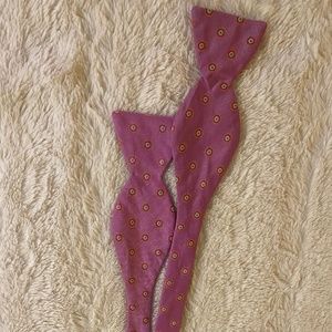 Men's Carrot & Gibbs Pink Polka Dot Bow Tie